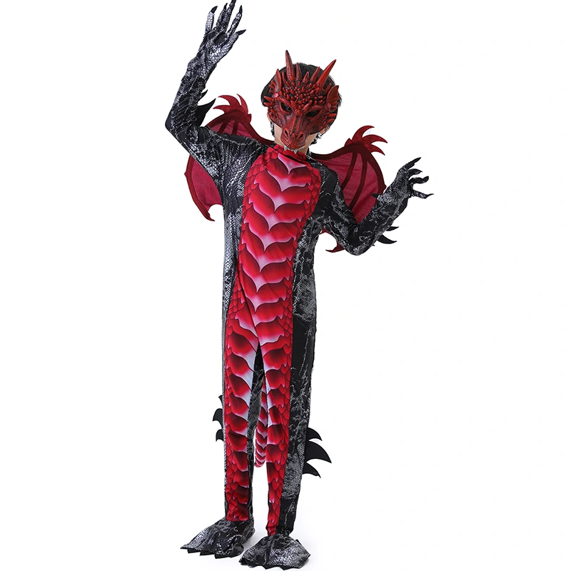 ハロウィン トリック オア トリート 丈夫なキッズ ドラゴン コスチューム